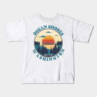 OCEAN SHORES WASHINGTON Kids T-Shirt